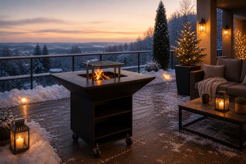 Brasero hiver